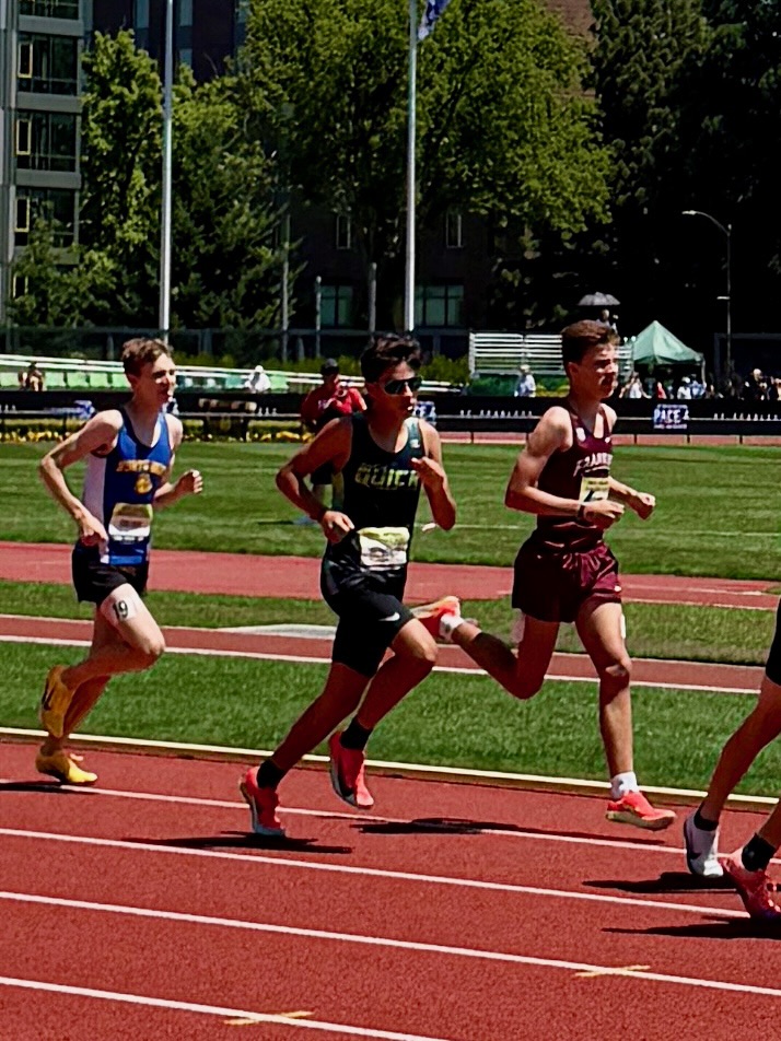 Noah Olivares at Hayward Field for Nike Outdoor Nationals