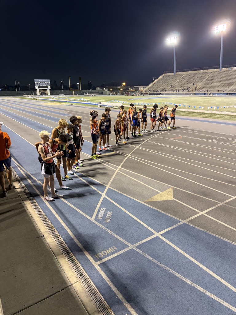 The 15-16 Boys 3000m field lined up at Cerritos College for USATF Region 16
